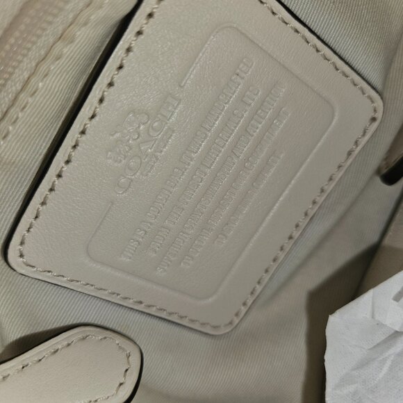 Coach Signature East/West Celeste Convertible Hobo Crossbody Bag Authentic - Picture 6 of 6